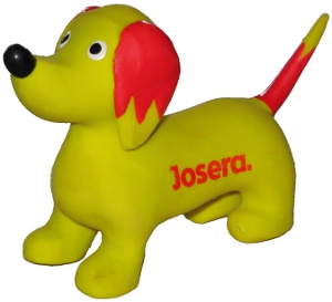 Josera-Heimtier-Maskottchen "Seppl", Josera-Quietsche-Hund